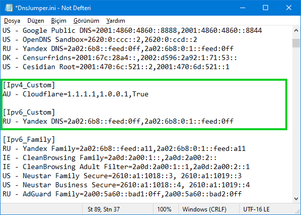 Add Custom DNS