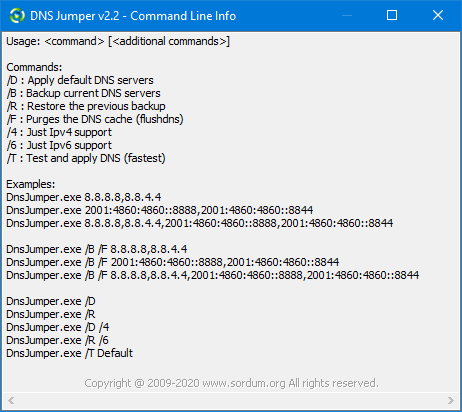 Command Line Support