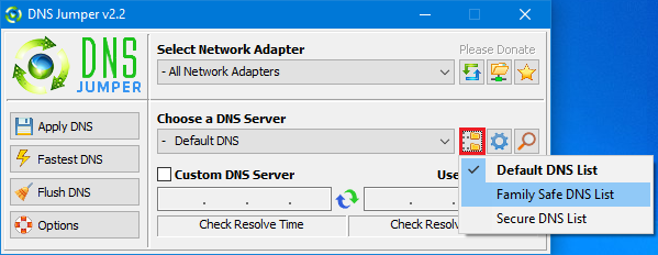 Select DNS Group